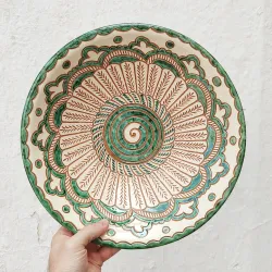 Ceramic Bowl "Tito" - 33 cm. -