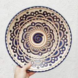 Ceramic Bowl "Tito" - 33 cm. -
