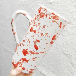 Dzbanek ceramiczny - 22 cm - Kamionka