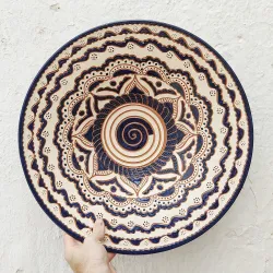 Piatto in ceramica "Tito" - 45 cm.