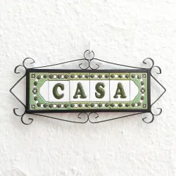Ceramic tile letters and numbers - Design "CORDOBA-Mini" -