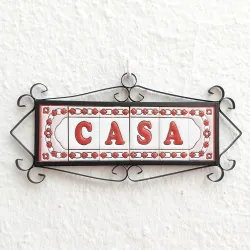 Lettere e numeri in ceramica - Design "MADRID-Mini" -