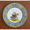 Ceramic plate "Quijote" - 43cm. -