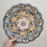 Plato de cerámica española, modelo "Castañuela" - Estilo "Antiguo".