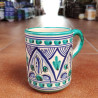 Set de deux «mugs» en céramique 9.5 cm.