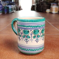 Set de deux «mugs» en céramique 9.5 cm.
