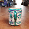 Set de deux «mugs» en céramique 9.5 cm.