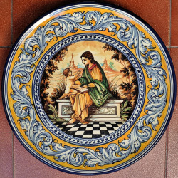 Ceramic plate "Robles"...