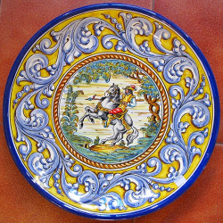 Plate "Knight" ref.43-1