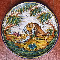Plate "Quixote" - 40 cm. -