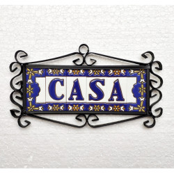 Ceramic tile letters and...