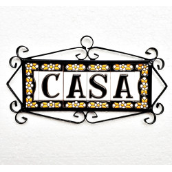 Ceramic tile letters and...