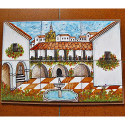 Peinture murale en...