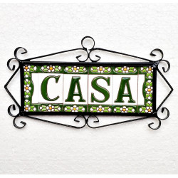 Ceramic tile letters and...