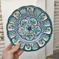 Plat "Castagnettes" - 24 cm. -