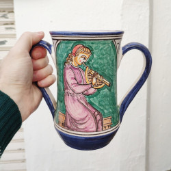 Vaso "dos asas" de cerámica...