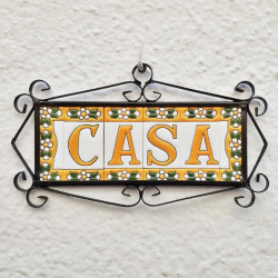 Ceramic tile letters and...