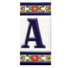 Lettere e numeri in ceramica - Design "FLOR-3" -