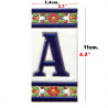 Lettere e numeri in ceramica - Design "FLOR-3" -