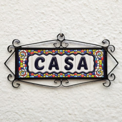 Ceramic tile letters and...