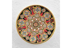Artecer Sevilla: Platos artesanos en cuerda seca con esmalte y oro de 24 quilates