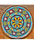 Large Plates in spanish "cuerda seca"